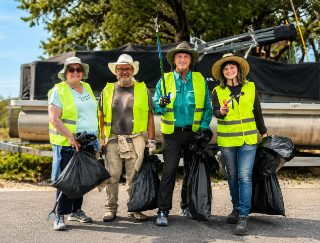 The V3 Syntropy crew on site